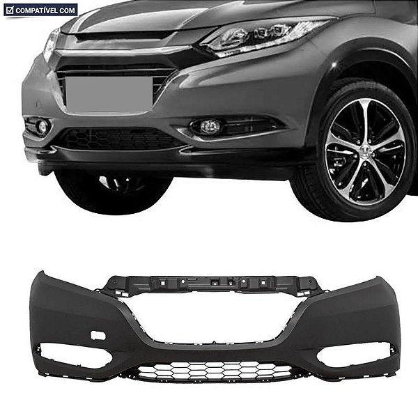 Parachoque HR-V 15/19 Dianteiro Preto Liso Superior
