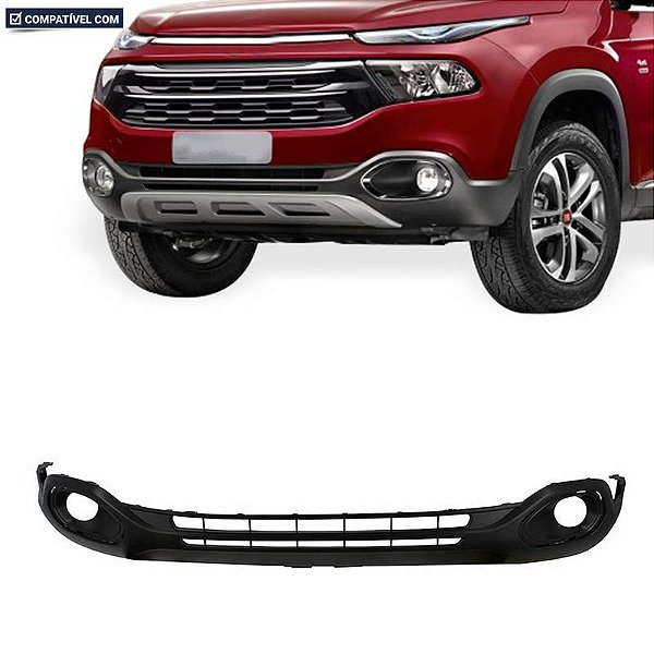 Parachoque Toro 16/... Dianteiro  Preto Texturizado Inferior