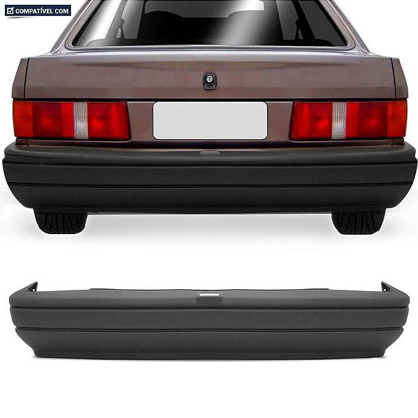 Parachoque Escort 93/96 Traseiro Cinza Texturizado c/ Espuma