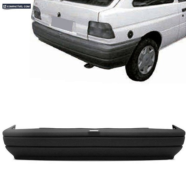 Parachoque Escort 93/96 Traseiro Preto Texturizado c/ Espuma