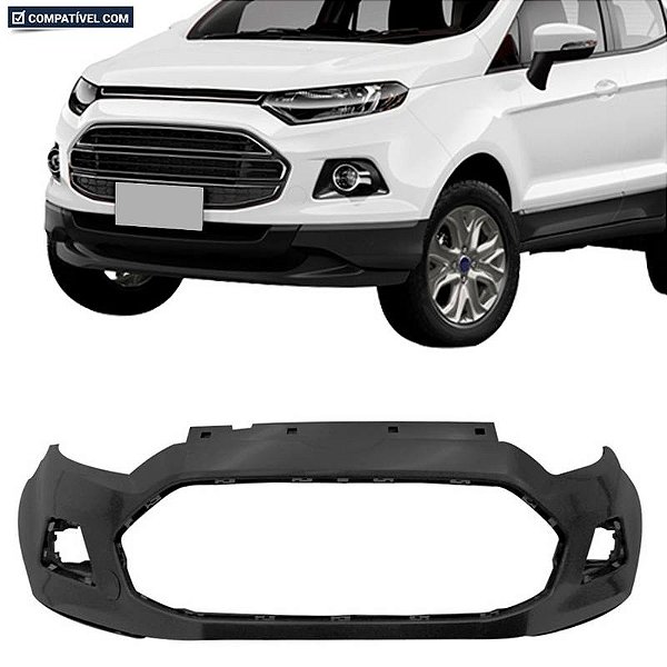 Parachoque Ecosport 13/17 Dianteiro Preto Liso