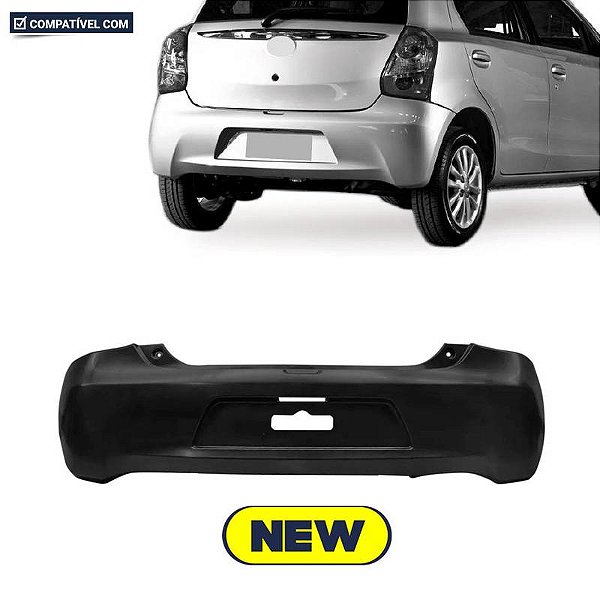 Parachoque Etios Hatch 12/16 Traseiro