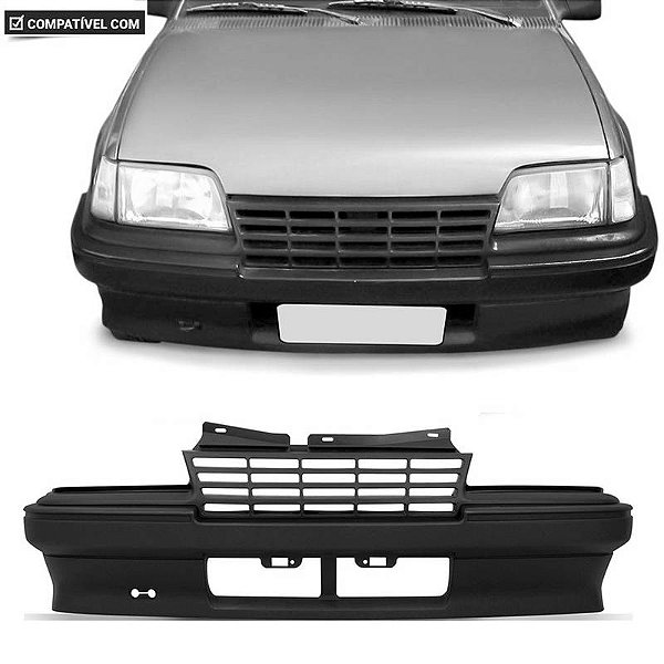 Parachoque Kadett / Ipanema 89/95 Dianteiro Preto Texturizado c/ Alma