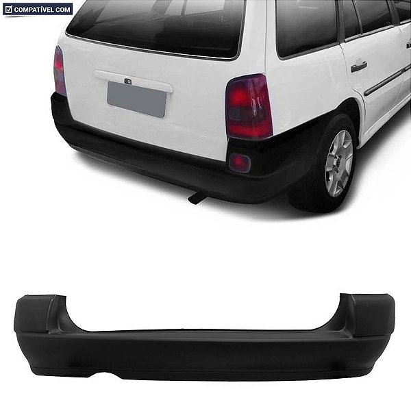 Parachoque Parati 95/99 Traseiro Preto Liso s/ Lanterna