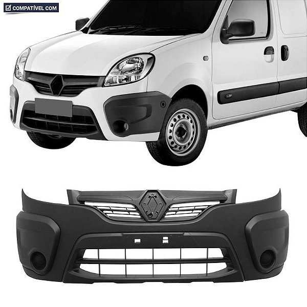Parachoque Kangoo 14/18 Dianteiro Preto Liso