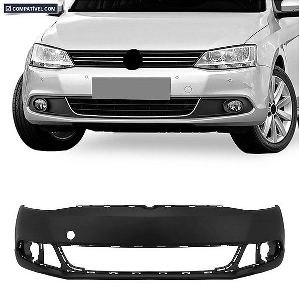 Parachoque Jetta 10/14 Dianteiro Preto Liso
