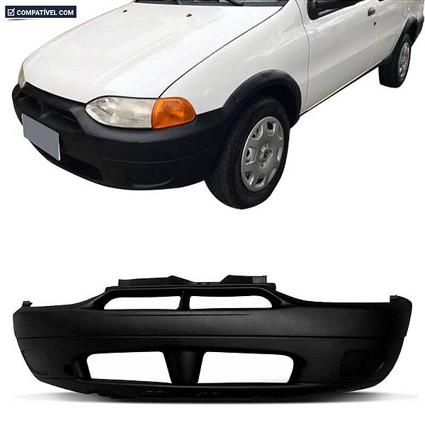 Parachoque Strada Restyling 99/01 Dianteiro Preto Texturizado s/farol