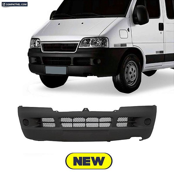 Parachoque Ducato 06/17 Dianteiro Preto Texturizado c/ s/ farol