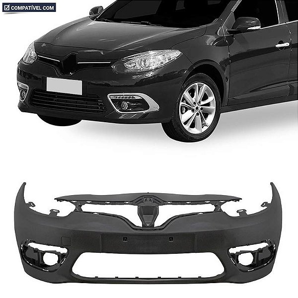 Parachoque Fluence 16/18 Dianteiro Preto Liso