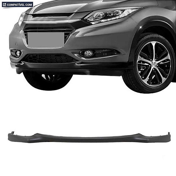 Parachoque HR-V 15/19 Dianteiro Preto Liso Inferior