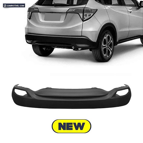 Parachoque HR-V 15/21 Traseiro Preto Texturizado