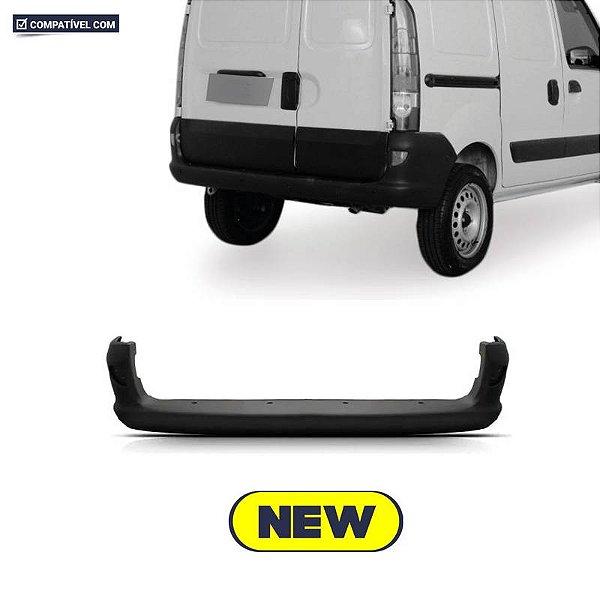 Parachoque Kangoo 98/18 Traseiro Preto Texturizado