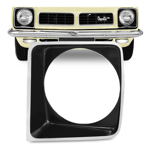 Aro Farol CHEVETTE 78/80 (L.E) - (PRATA)
