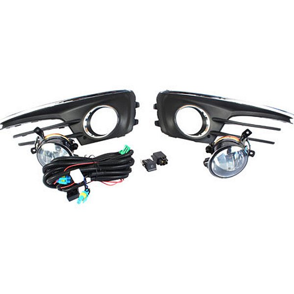 Kit Fox 2015 > Grade Cromada Botão Modelo Original "Painel"