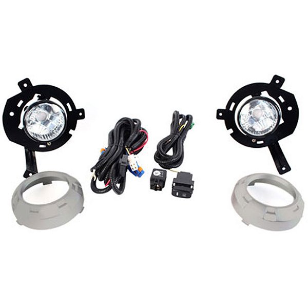 Kit L200 Triton 2005 > 2010 Moldura Cinza Botão Modelo Original