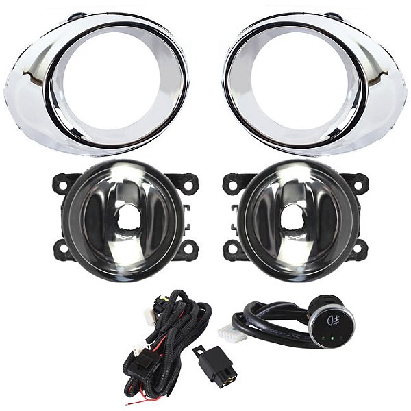 Kit Novo Ka 2015 > Moldura Cromada Botão Modelo Universal