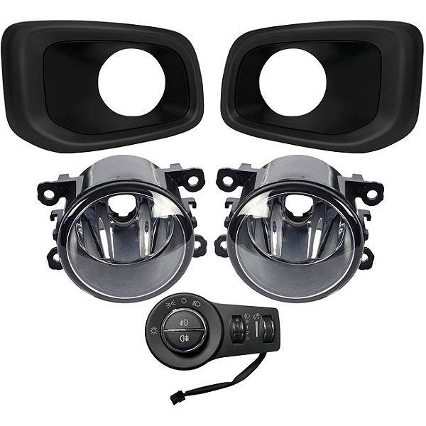 Kit Renegade 2015 > 2018 Moldura Preta Botão Modelo Original