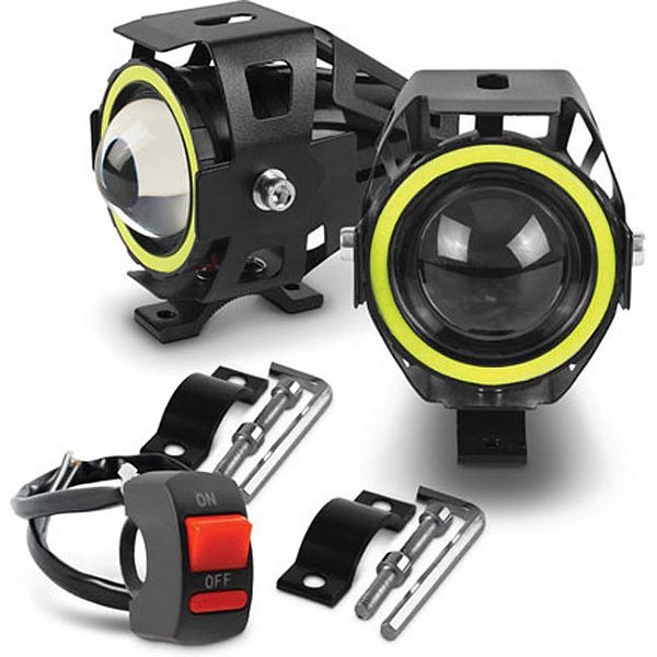 KIT FAROL LED 7U ANGEL EYES 12-80V 6000K 3000 LUMENS