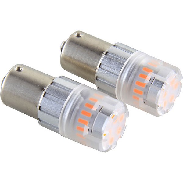 LED 1156 - TITANIUM 23 SMD-4014/3030 - 1 POLO 12V LARANJA