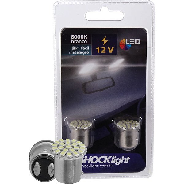 LED 1157 - 22 SMD-1206 12V - 2 POLOS
