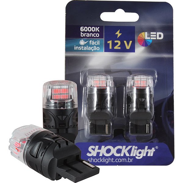 LED T20 - 16 LEDS - 2835/4216  1-POLO 12V VERMELHO