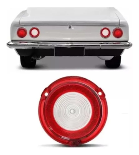 LENTE TRAS.OPALA/CARAV 70/79 C/RÉ LE RUBI