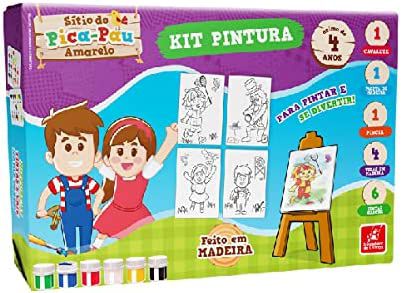 Kit De Pintura Dinossauros - Brincadeira De Criança