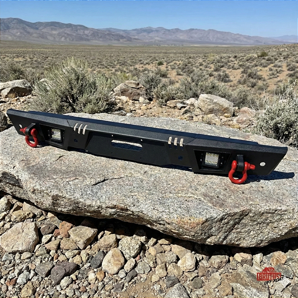 Para Choque Traseiro Hilux Preto Fosco Brutus Off Road