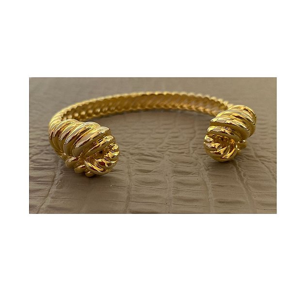 Bracelete Dourado Banho Ouro 18k.
