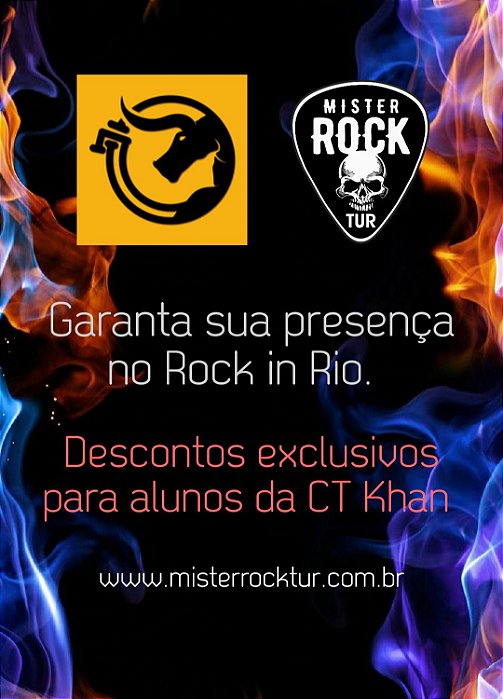 Viagem Executiva Rock in Rio - Parceria exclusiva CT Khan