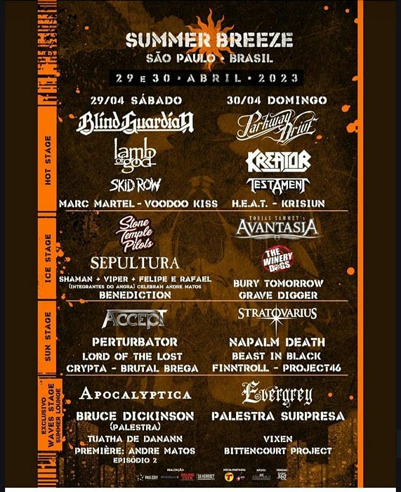 Summer Breeze - 30 de Abril - Viagem executiva + day use