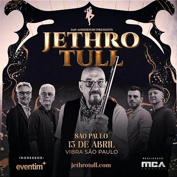 Jethro Tull - 13 de abril de 2024 - Viagem Executiva + day use