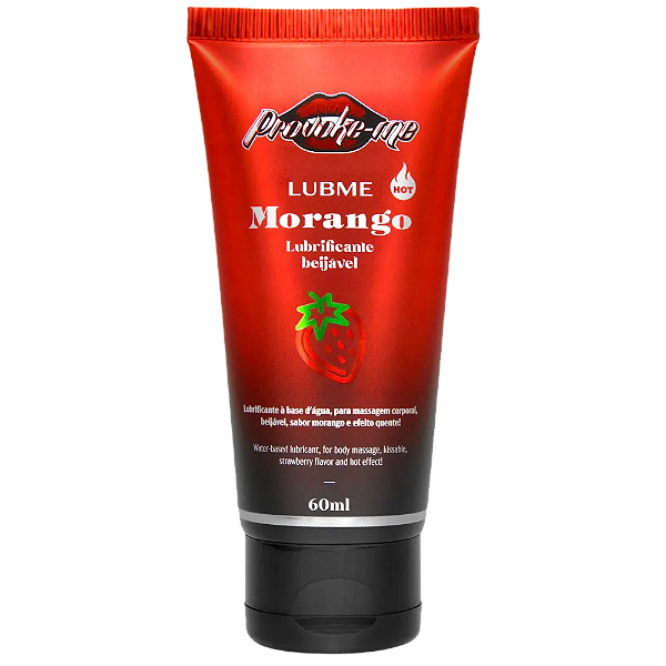 Lubrificante Comestível a Base de Água 60ml - Vários Sabores