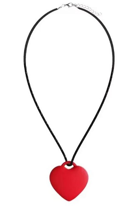 Colar com Vibrador Discreto em formato de Coração