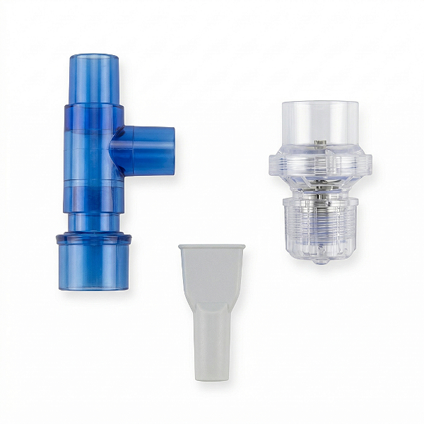 Kit EPAP CPAP para Exercício Respiratório Pulmonar Azul e Rosa