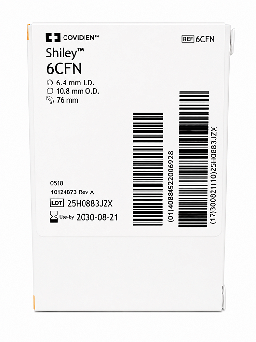 Cânula de Traqueostomia Shiley 6CFN Sem Cuff com Fenestra Covidien