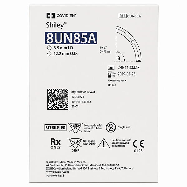 Cânula de Traqueostomia Shiley Flex 8UN85A Sem Cuff com Cânula Interna Descartável Covidien