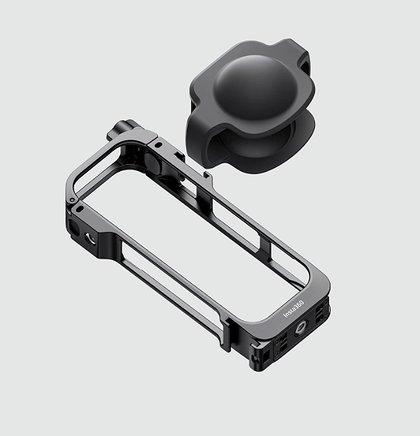 Case Moldura Capa Gaiola Metal Alumínio Proteção Insta360 X5 - Original - Utility Frame