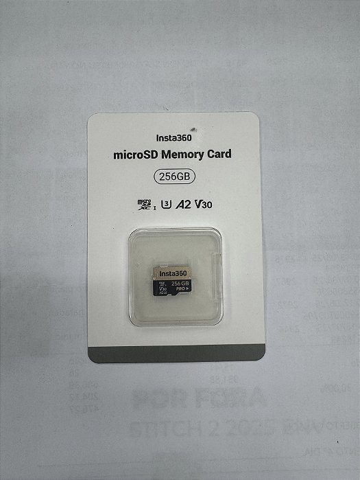 Micro Sd Insta360 Sdxc Pro 256gb Classe A2 V30  - Original