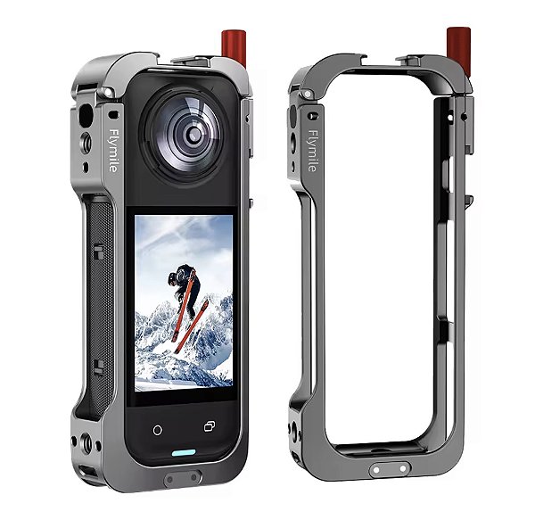 Case Moldura Capa Gaiola Metal Alumínio Proteção Insta360 X5