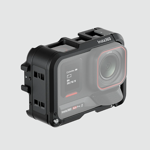 Case Moldura Capa Gaiola Metal Alumínio Proteção Insta360 Ace Pro 1 e 2 - Original