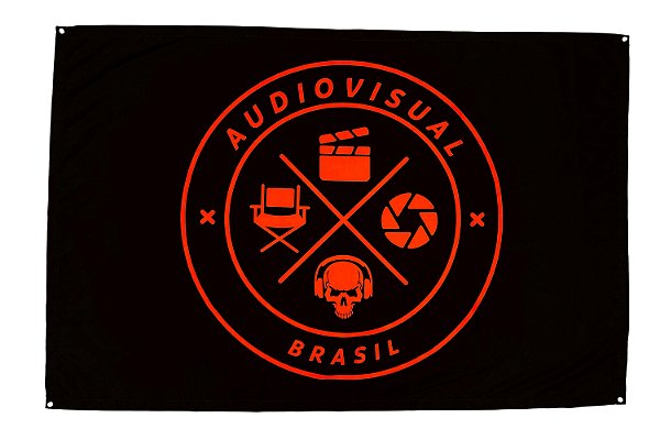 BANDEIRA AUDIOVISUAL BRASIL 1M X 1.50M