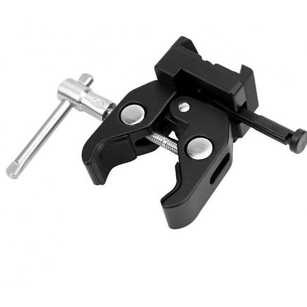 Garra Clamp com Suporte para Bateria V-Mount