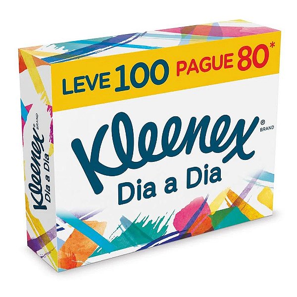 Caixa de Lenço de Papel Kleenex c/ 100