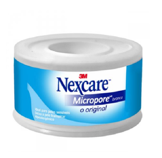 Fita Micropore Nexcare 3M Branco 25mmx4,5m