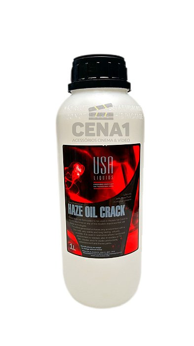 Líquido para máquina de fumaça USA Haze Oil Crack 1 litro