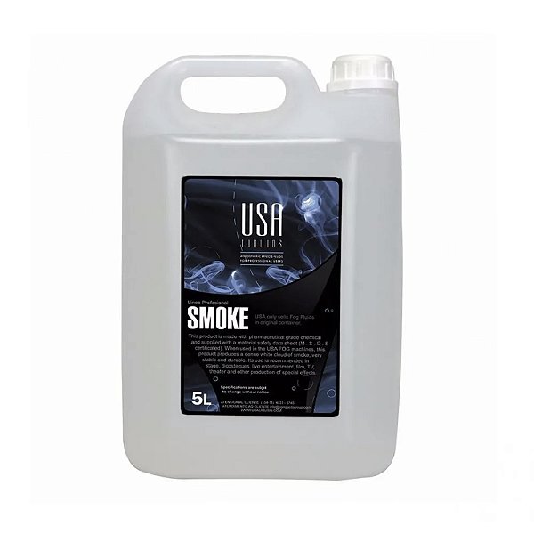 Líquido para máquina de fumaça USA Smoke Pro 5 litros