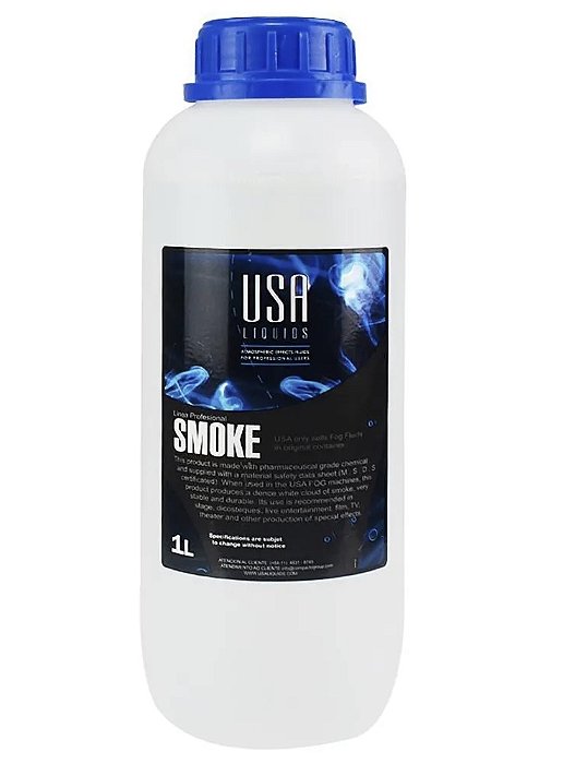 Líquido para máquina de fumaça USA Smoke Pro 1 litro