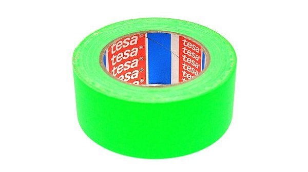 Fita Tecido Gaffer Tape Verde Fluor 48mm x 25m