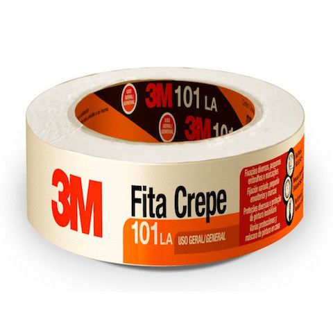 Fita Crepe 3M 48mm x 50m 101LA - Uso Geral